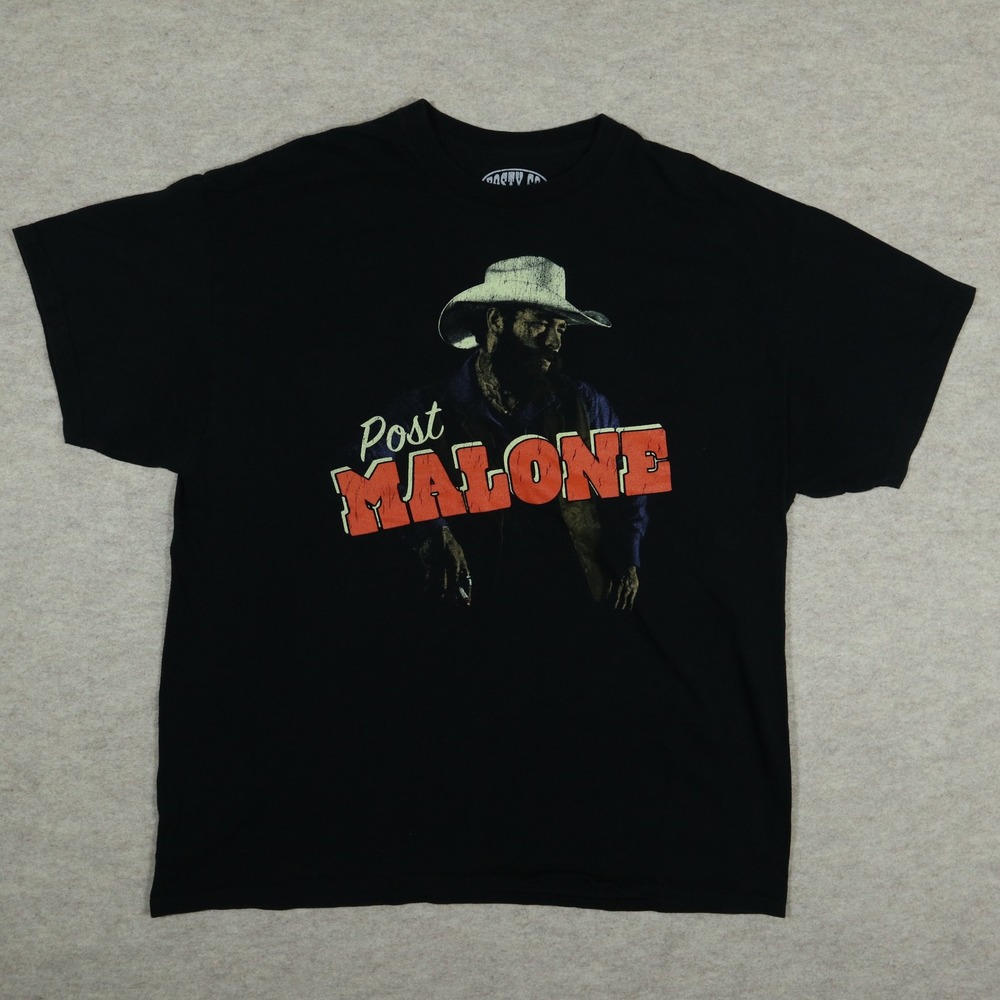Posty Co Post Malone XL Graphic Tee Modern Cowboy Hip Hop Shirt